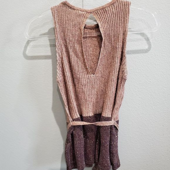 NWT Anthropologie sparkle tank blouse - Picture 3 of 5